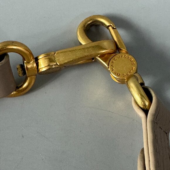 Marc Jacobs Gray Leather Gold-tone Adjustable Strap - Picture 10 of 10